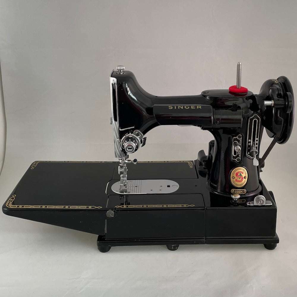 1959 Red "S" 222 Singer Featherweight. S/N EP759509.
